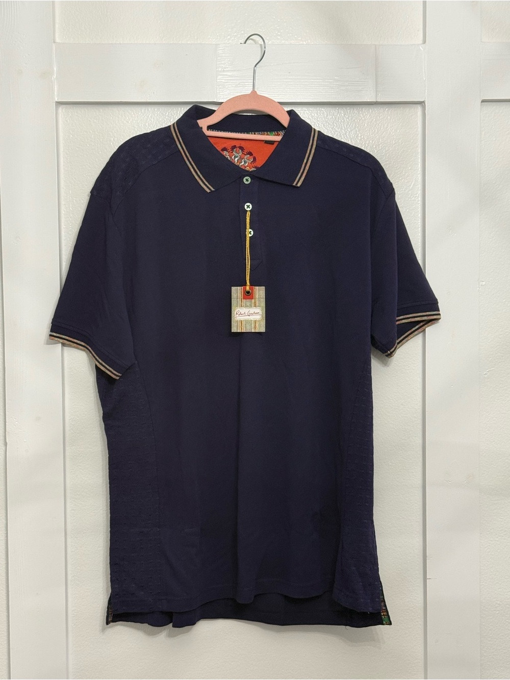Robert Graham Navy Polo XL